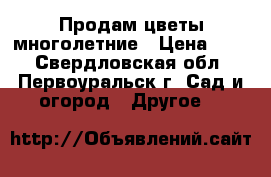 Продам цветы многолетние › Цена ­ 50 - Свердловская обл., Первоуральск г. Сад и огород » Другое   